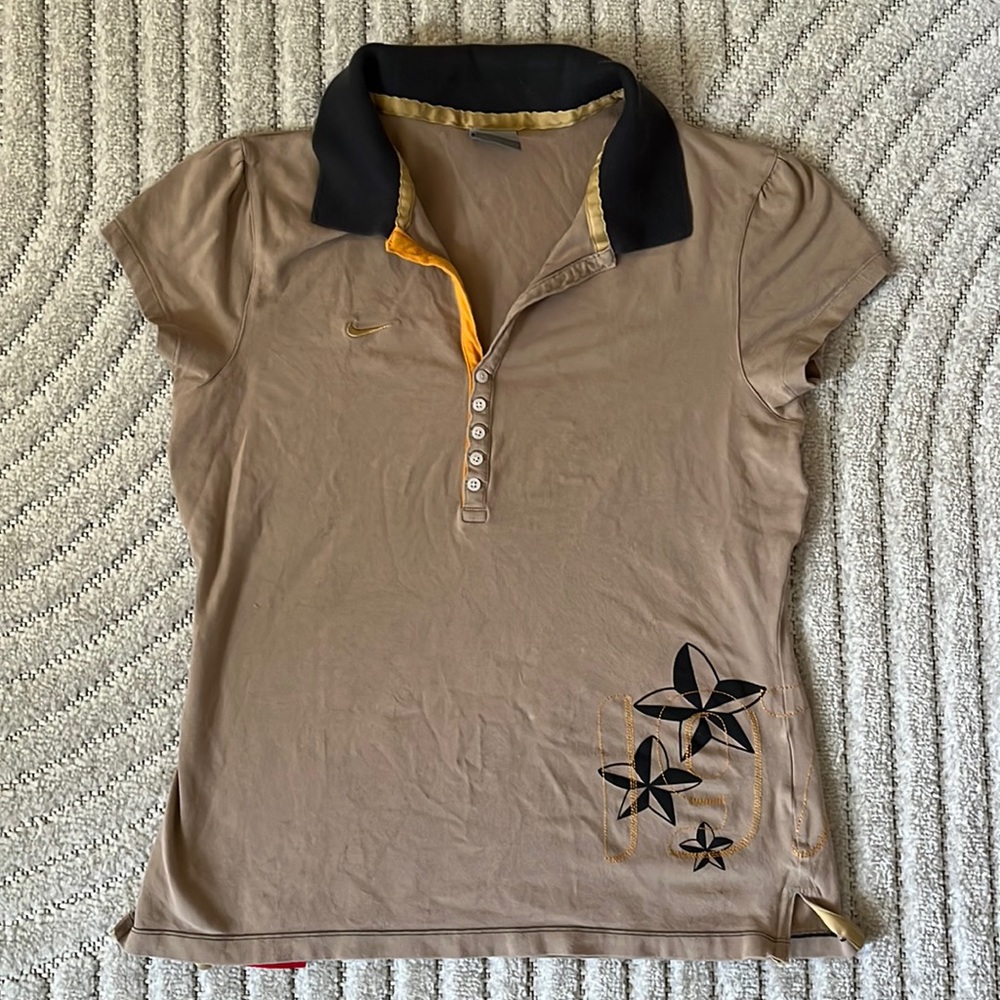 Vintage y2k Nike polo shirt